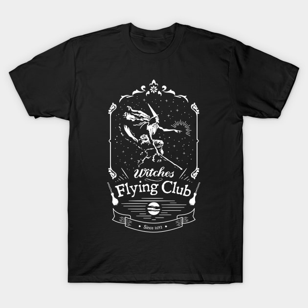 Witches Flying Club T-Shirt by LadyMorgan